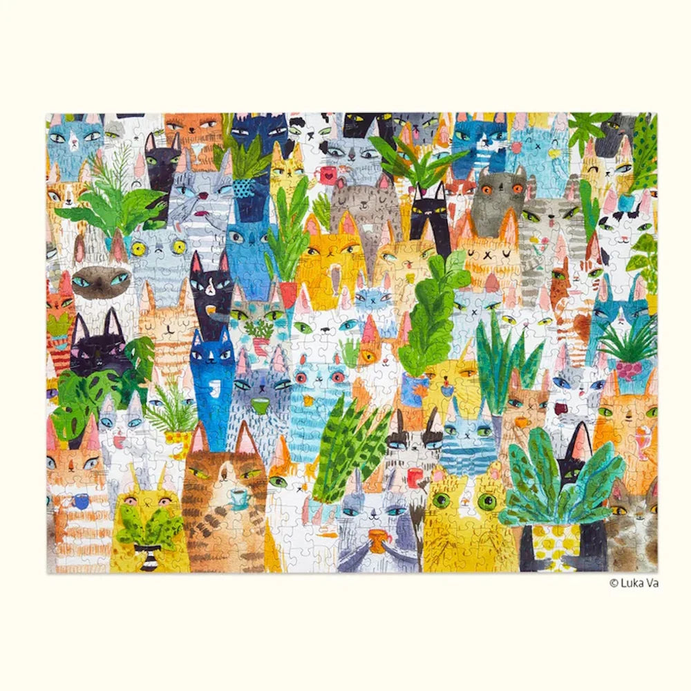 Werkshoppe Cat Plant Exchange Puzzle