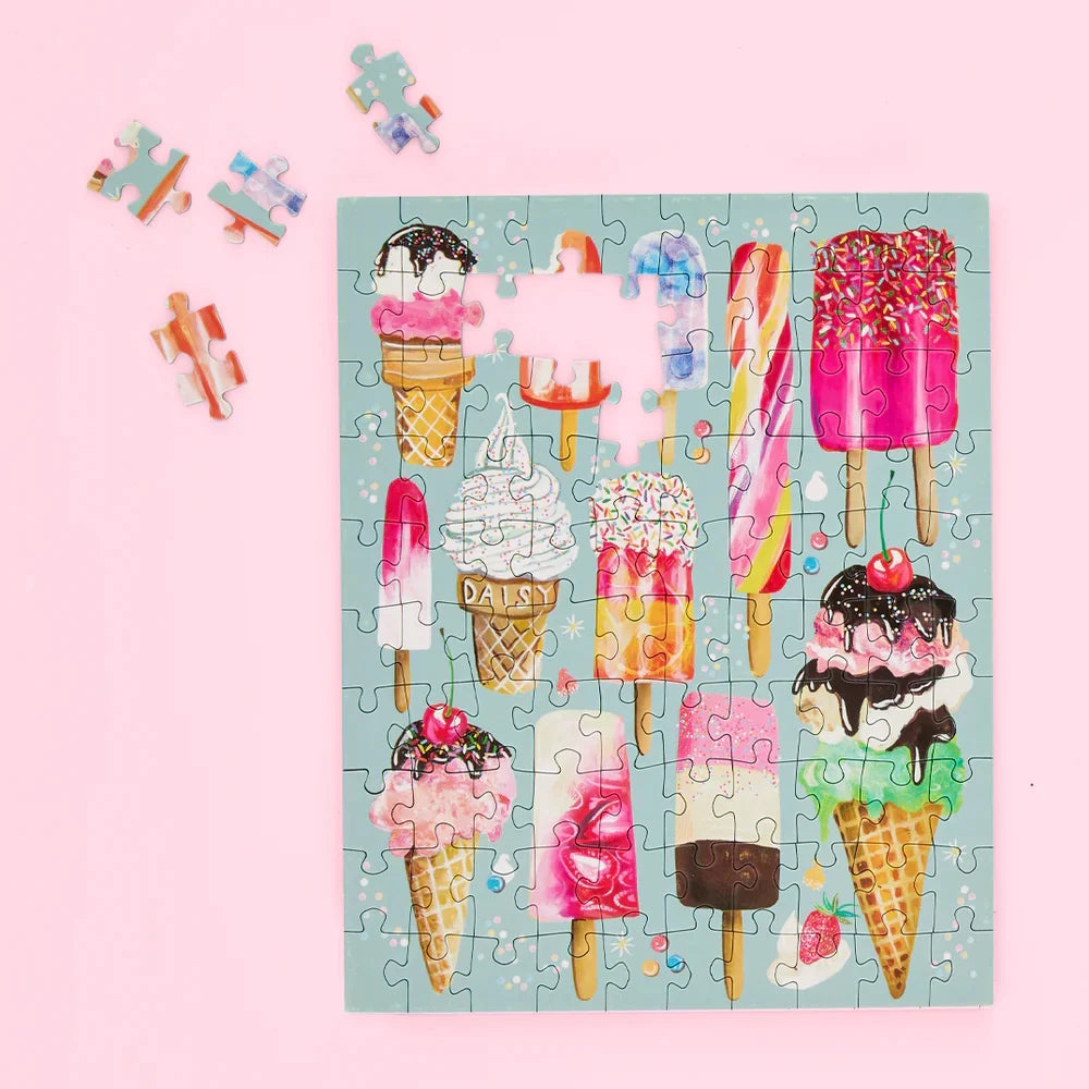 Werkshoppe Snax Size 100 Piece Jigsaw Puzzle Ice Cream & Pops
