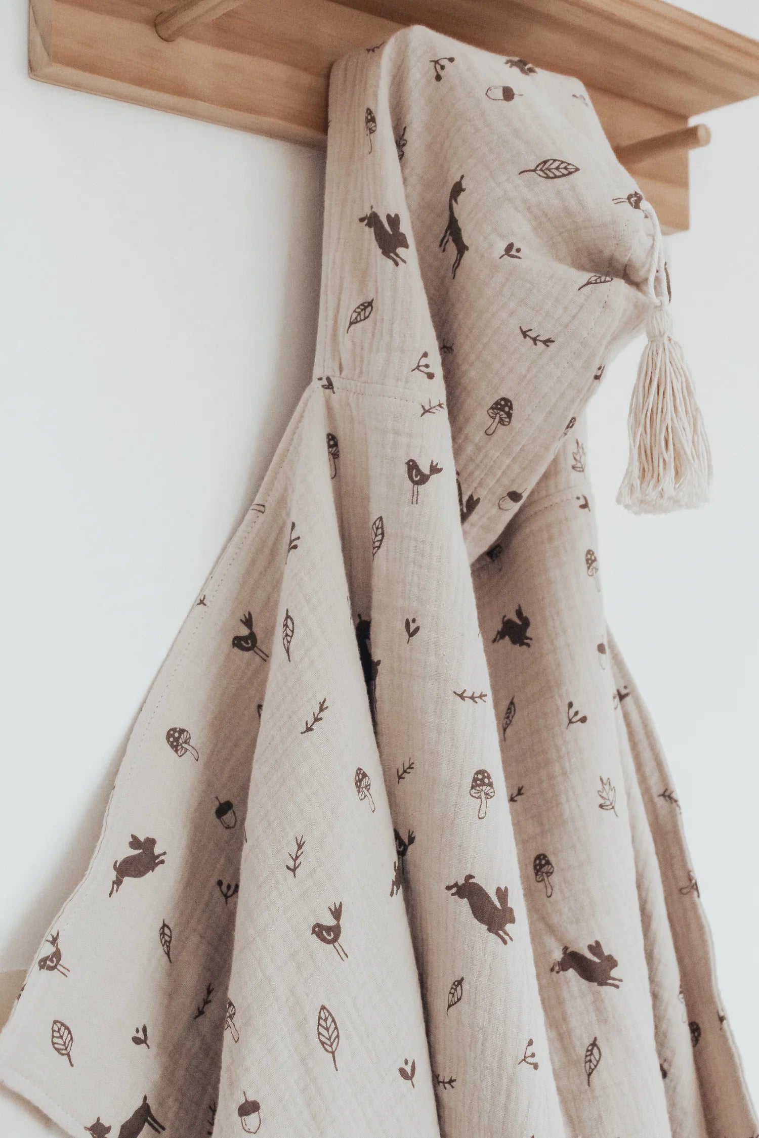 Over The Dandelions Hooded Towel Woodlands