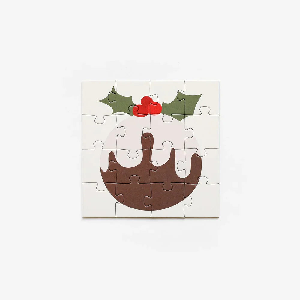 Father Rabbit Xmas Pud Mini Puzzle
