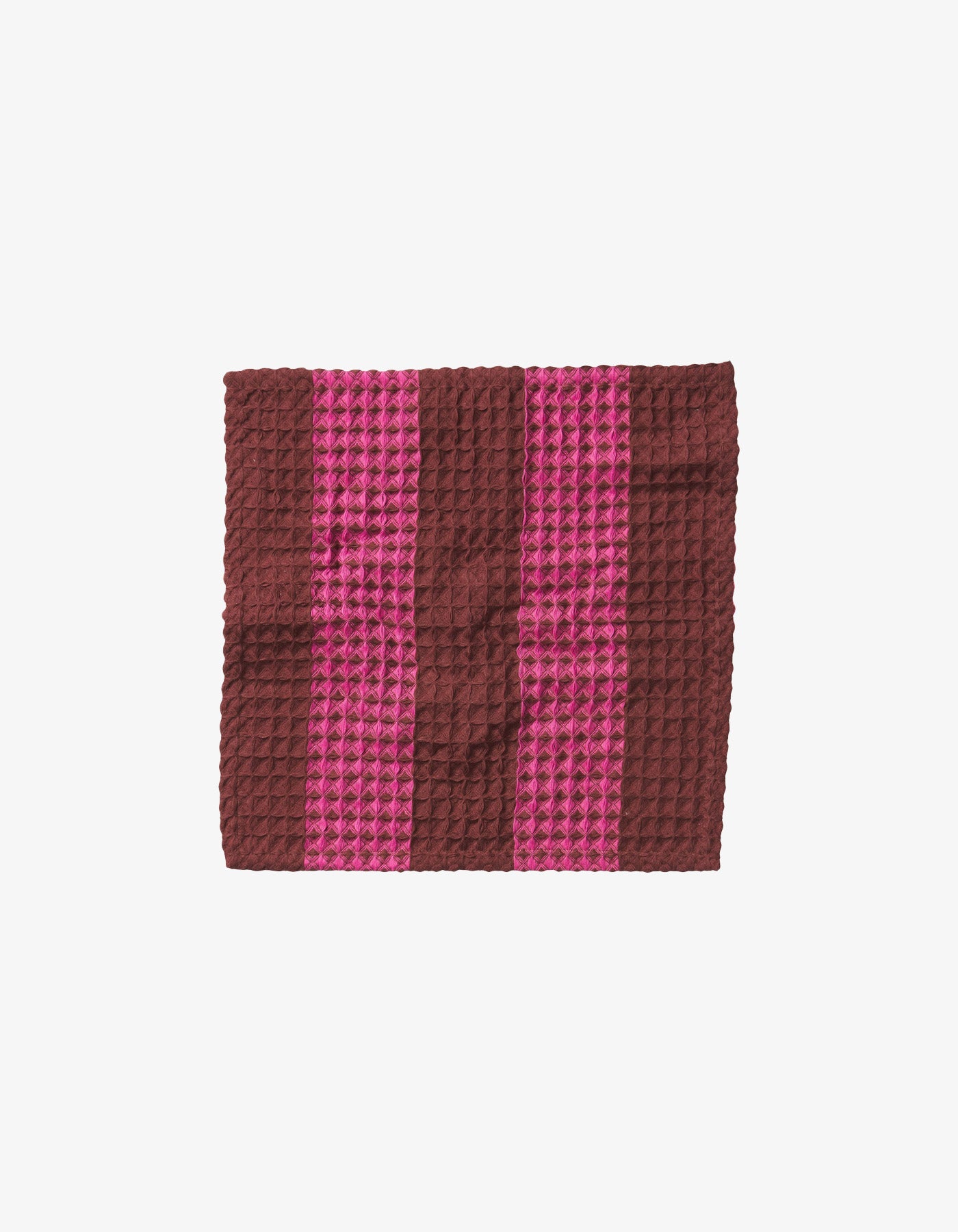 Sage x Clare Zelia Waffle Face Washer - Bougainvillea