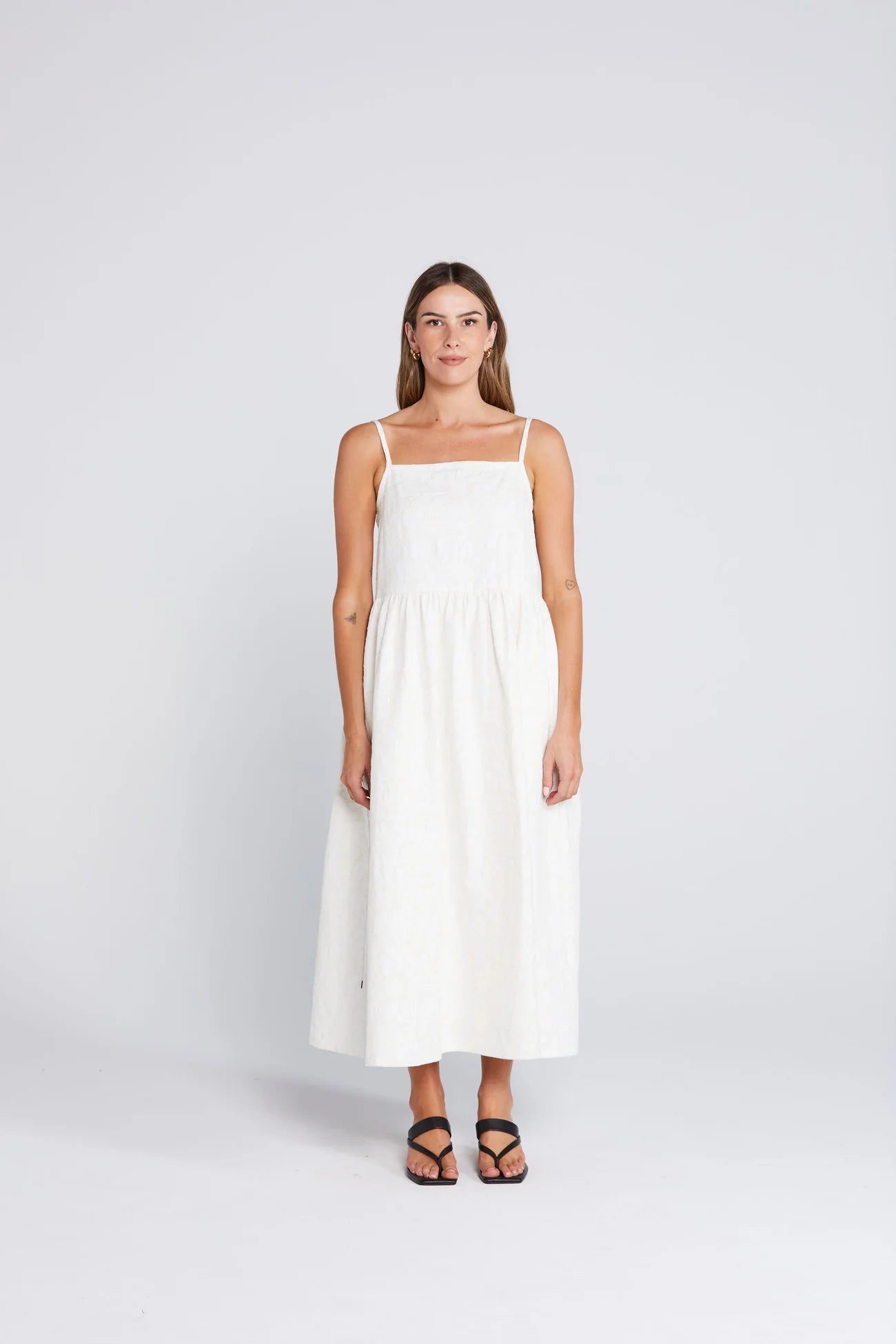 Thing Thing Ziggle Dress Cream Daisy