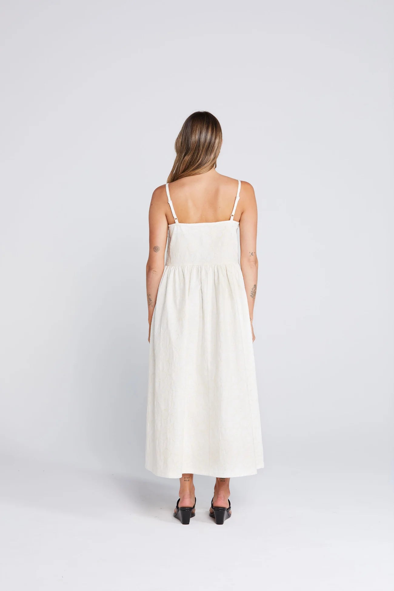 Thing Thing Ziggle Dress Cream Daisy