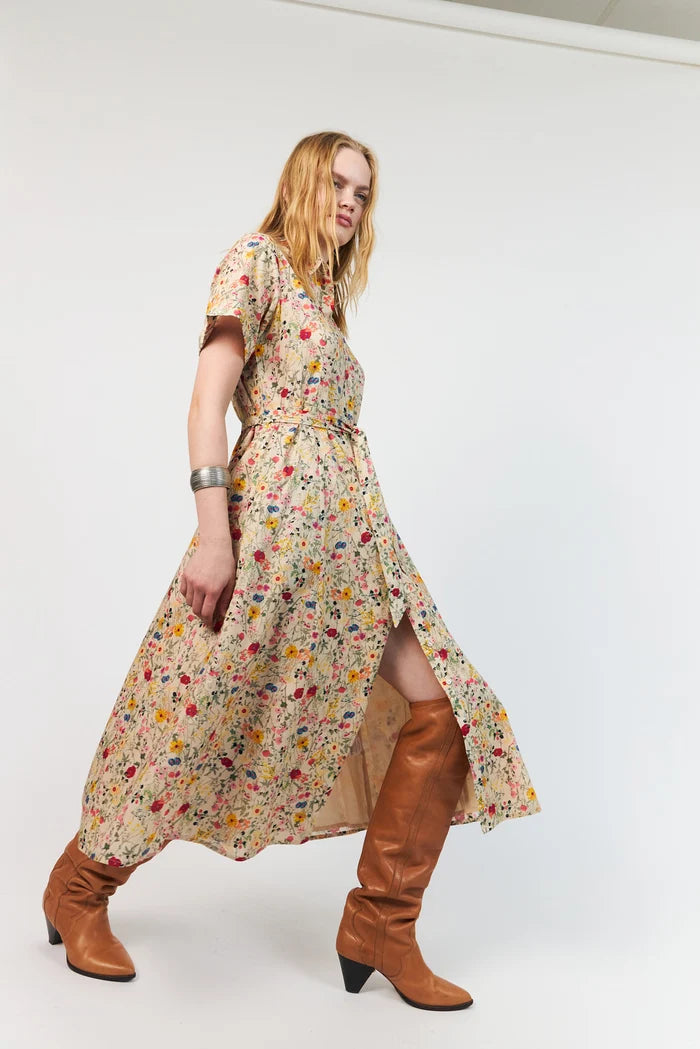 Lollys Laundry Blake Midi Dress Flower Print