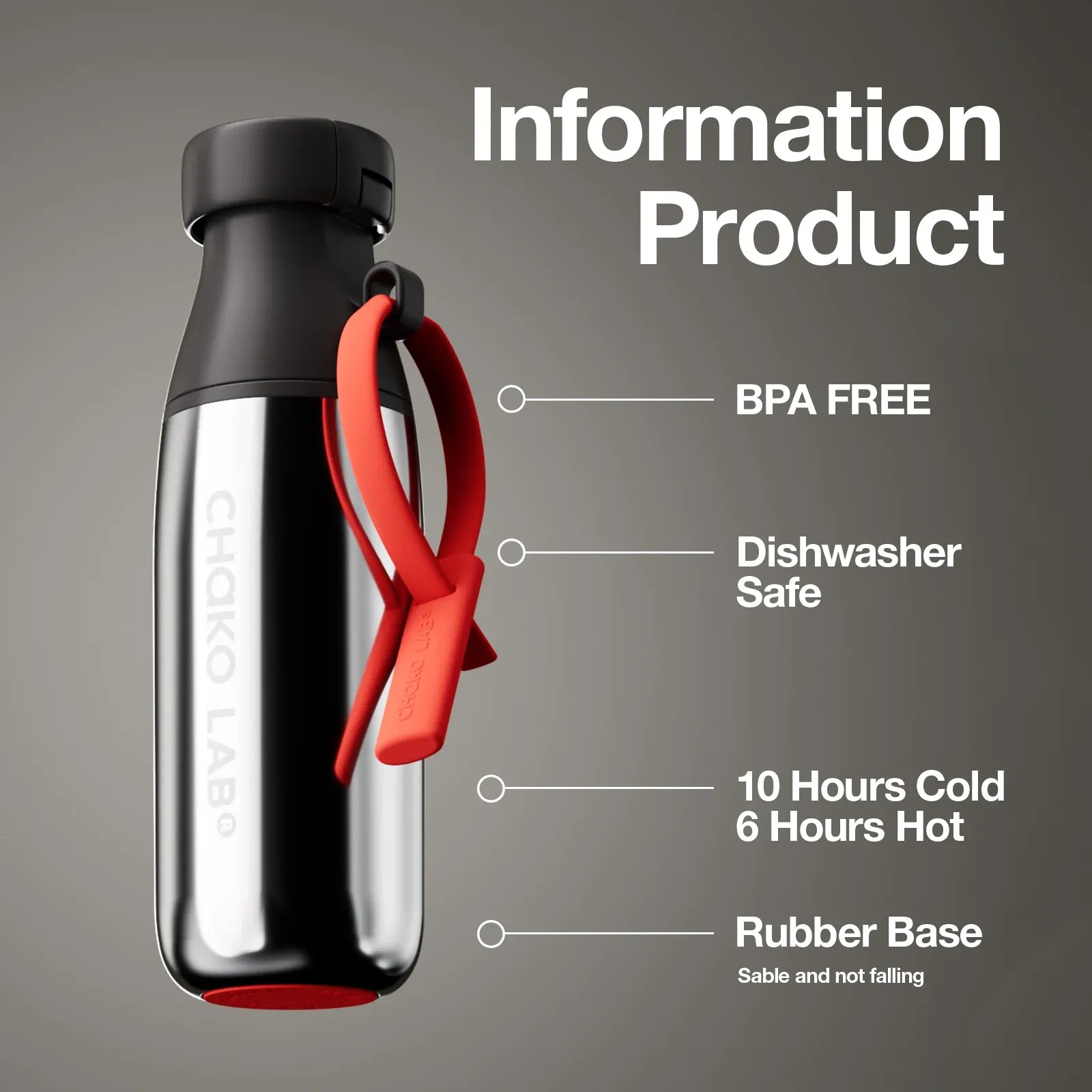 Chako Lab MilkMate Tumbler - Black