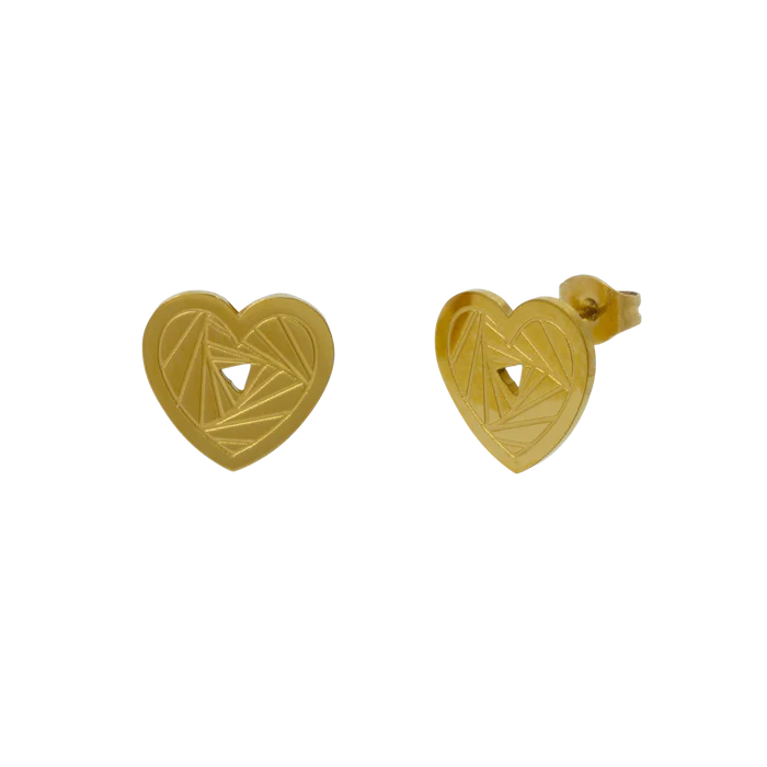 Other Things Cupid Earrings Gold