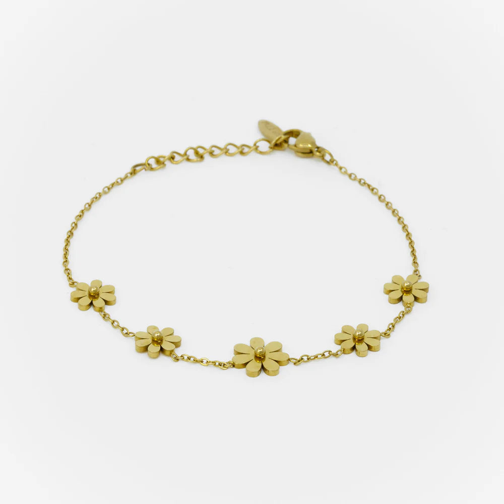 Other Things Daisy Bracelet Gold