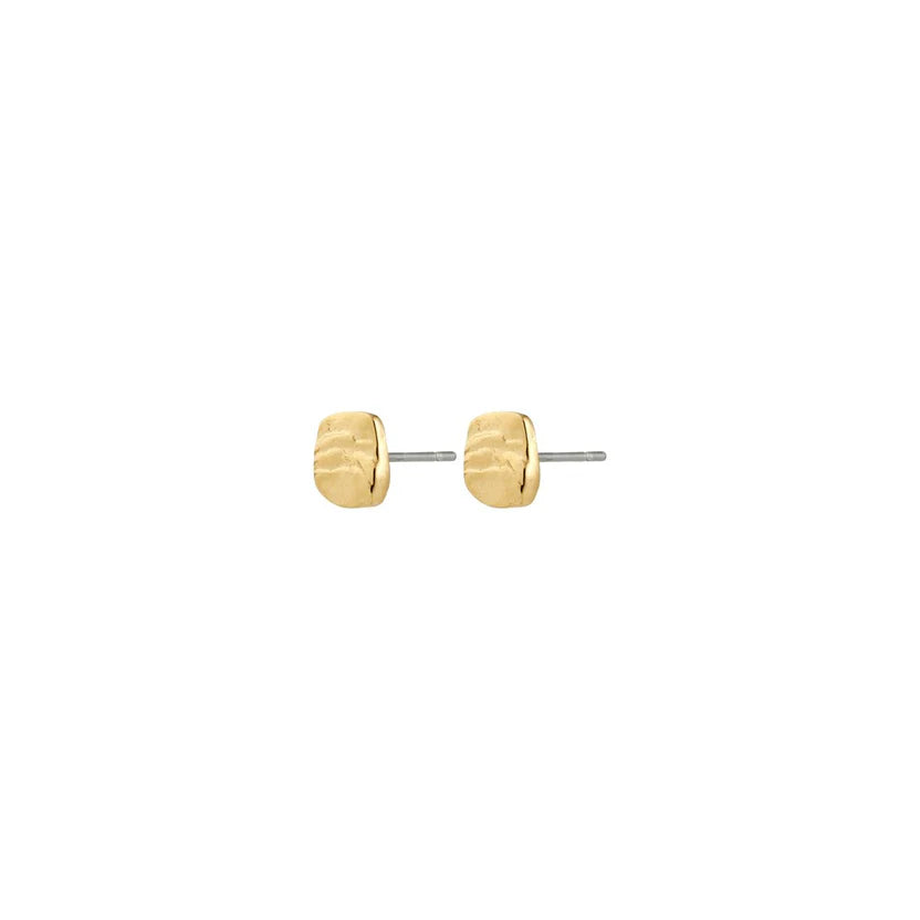 Pilgrim Sense Stud Earrings Gold
