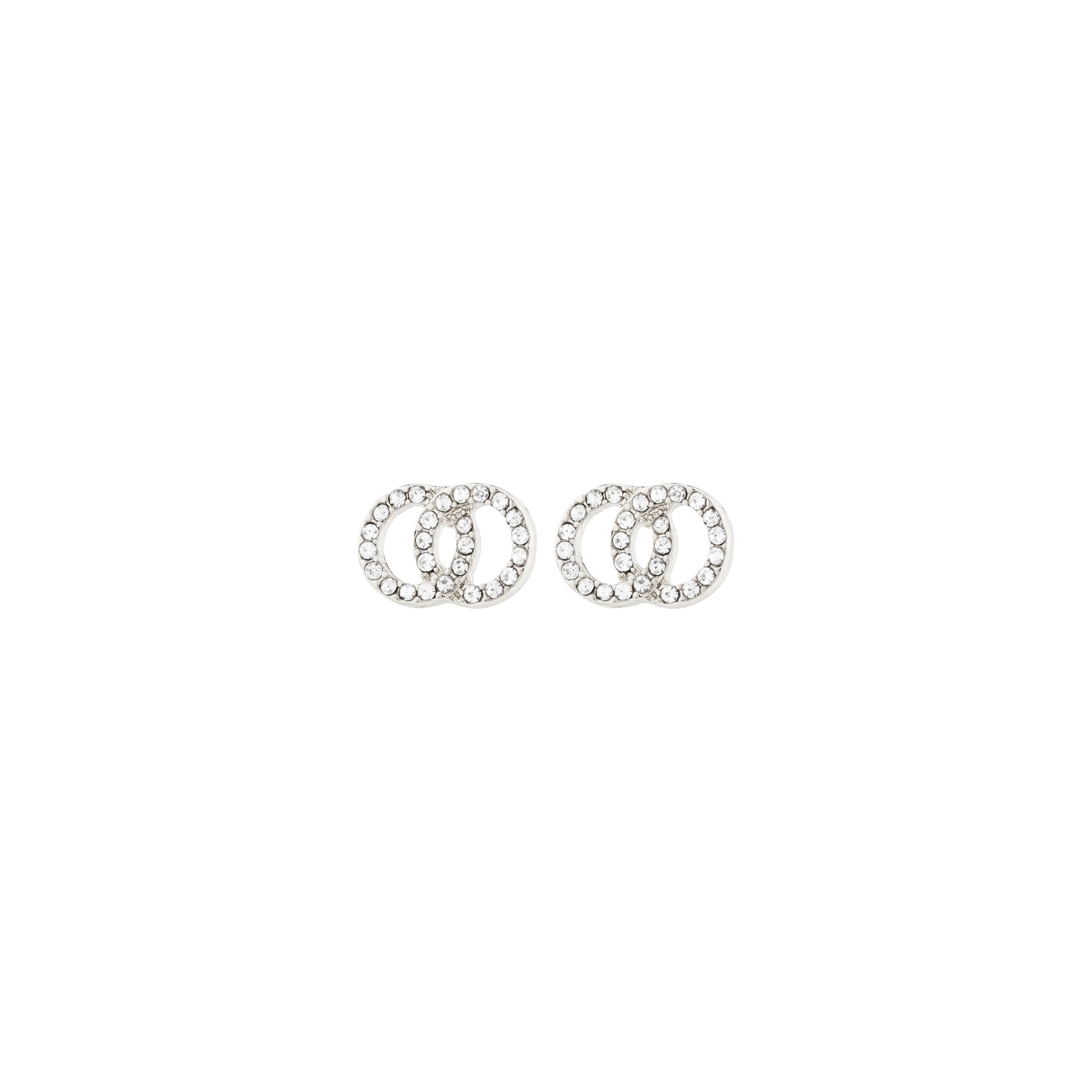 Pilgrim Jolina Recycled Earrings Silver Plated Multi Colour