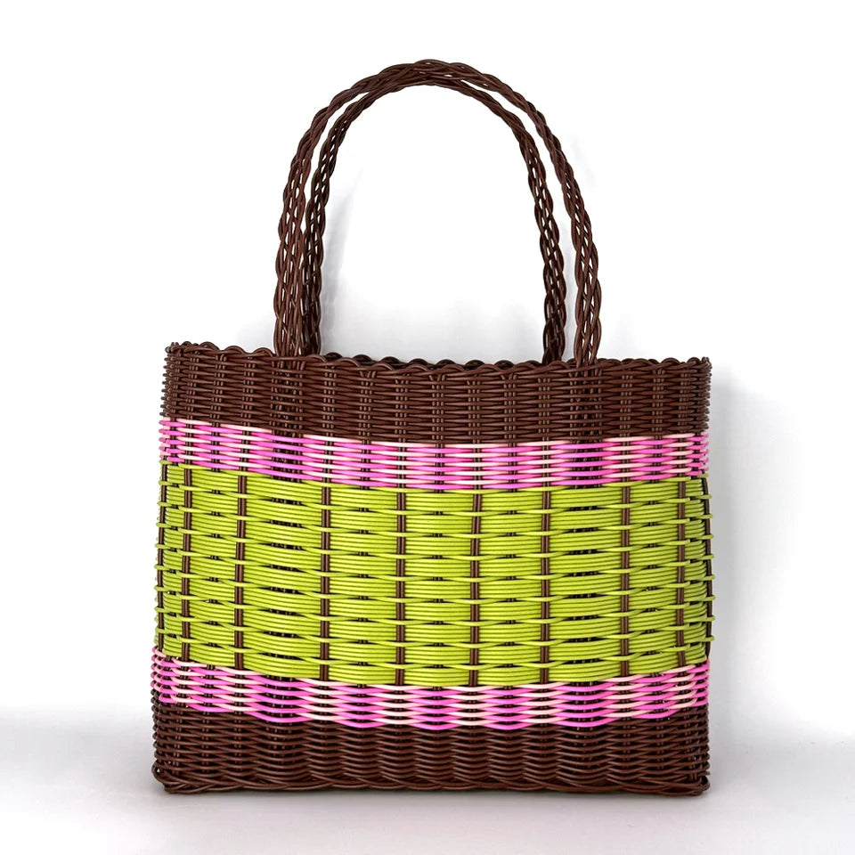 Pali Mira Stripe Bag - Medium Wasabi