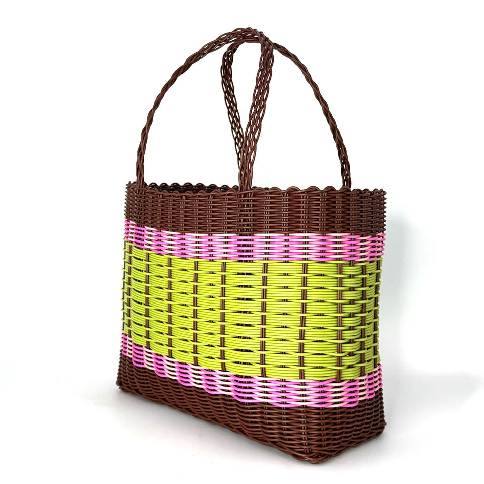 Pali Mira Stripe Bag - Medium Wasabi