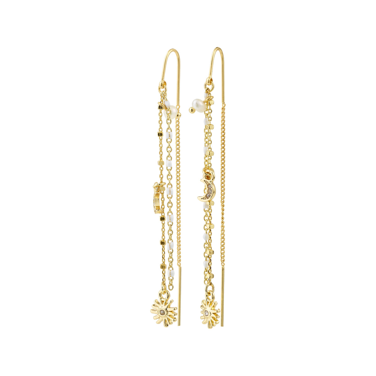 Pilgrim Mylan Chain Earrings Gold