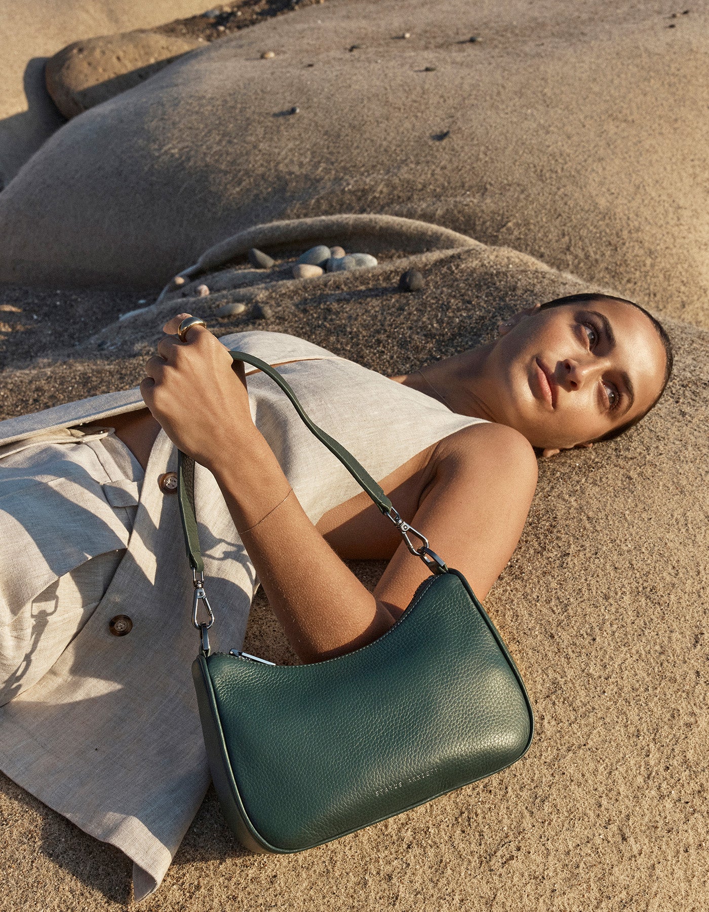 Status Anxiety Handbag Look Both Ways Green