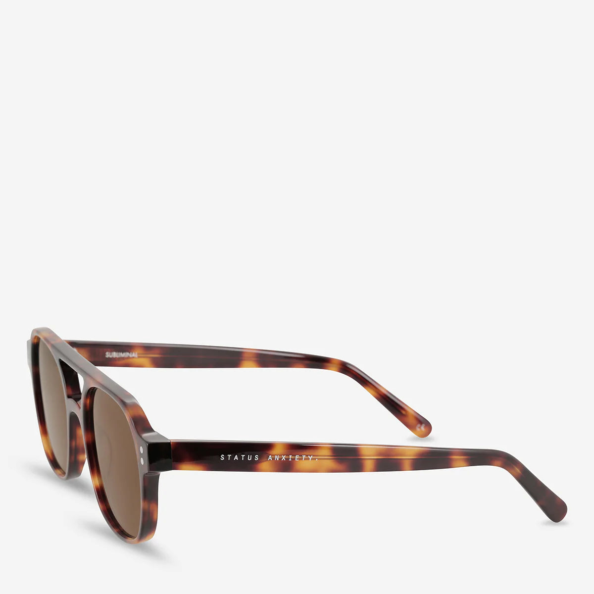 Status Anxiety Subliminal Sunglasses - Brown Tort