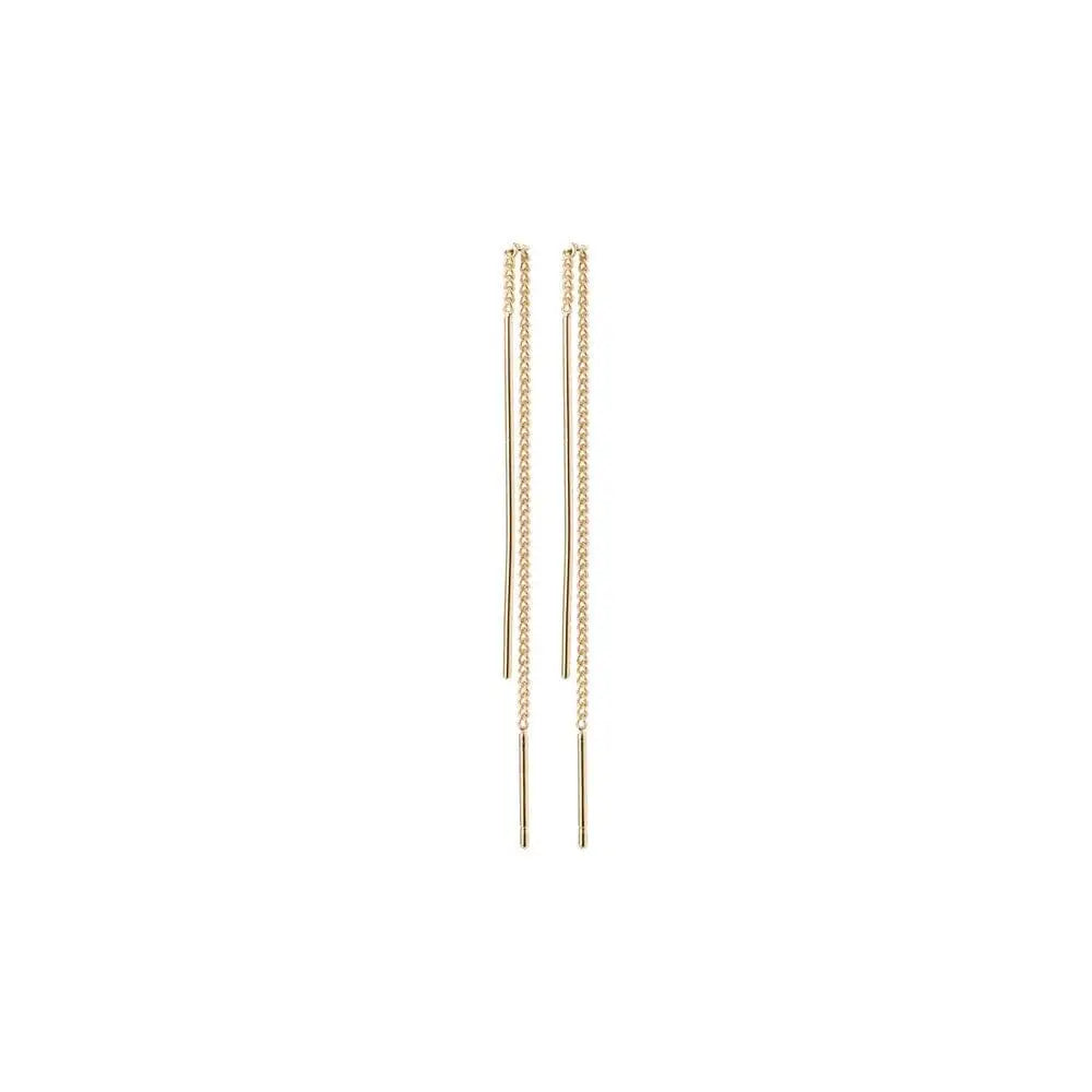 Pilgrim Tahoe Pi Earrings - Bar - Gold Plated