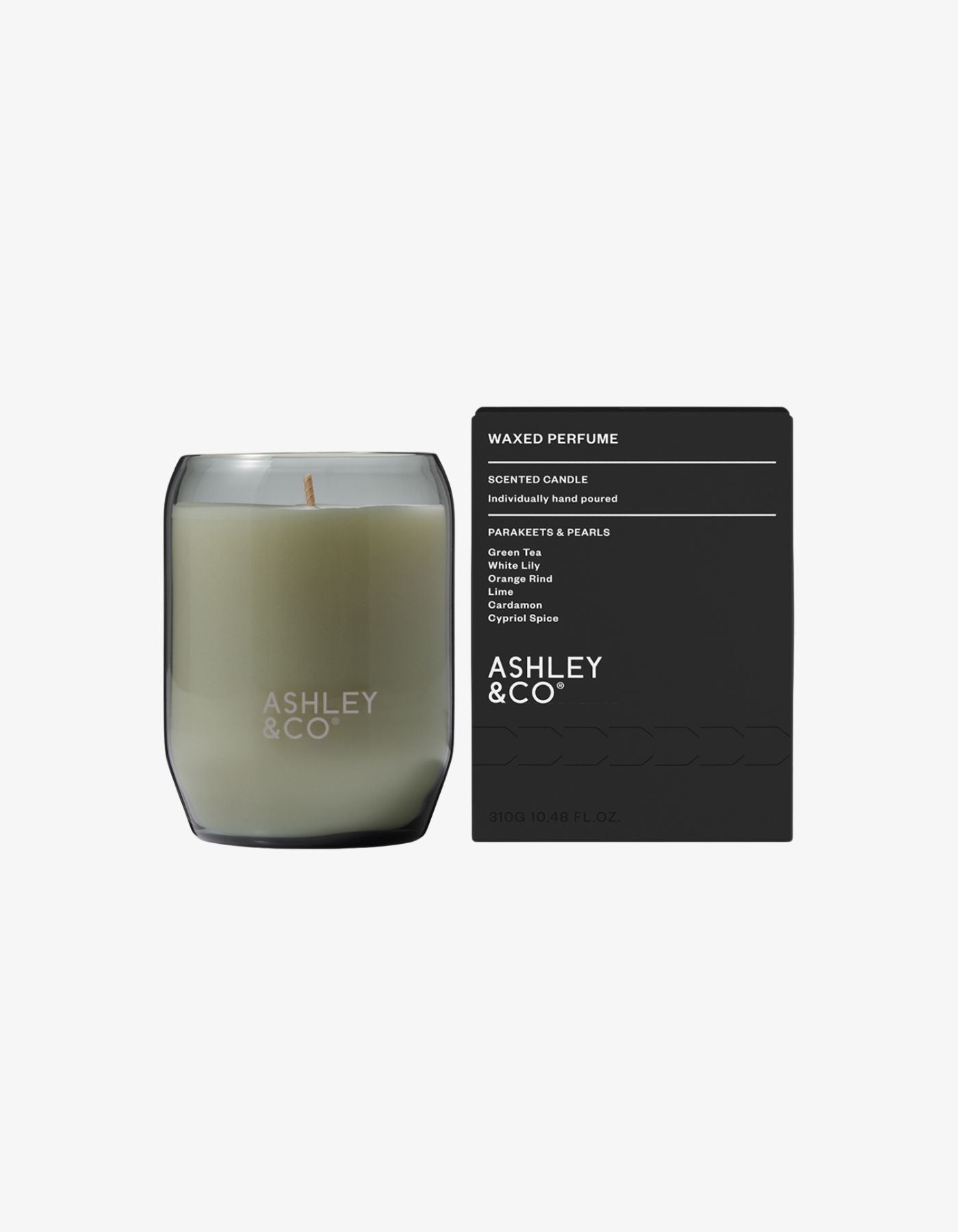 Ashley & Co Waxed Perfume Candle Parakeets & Pearls