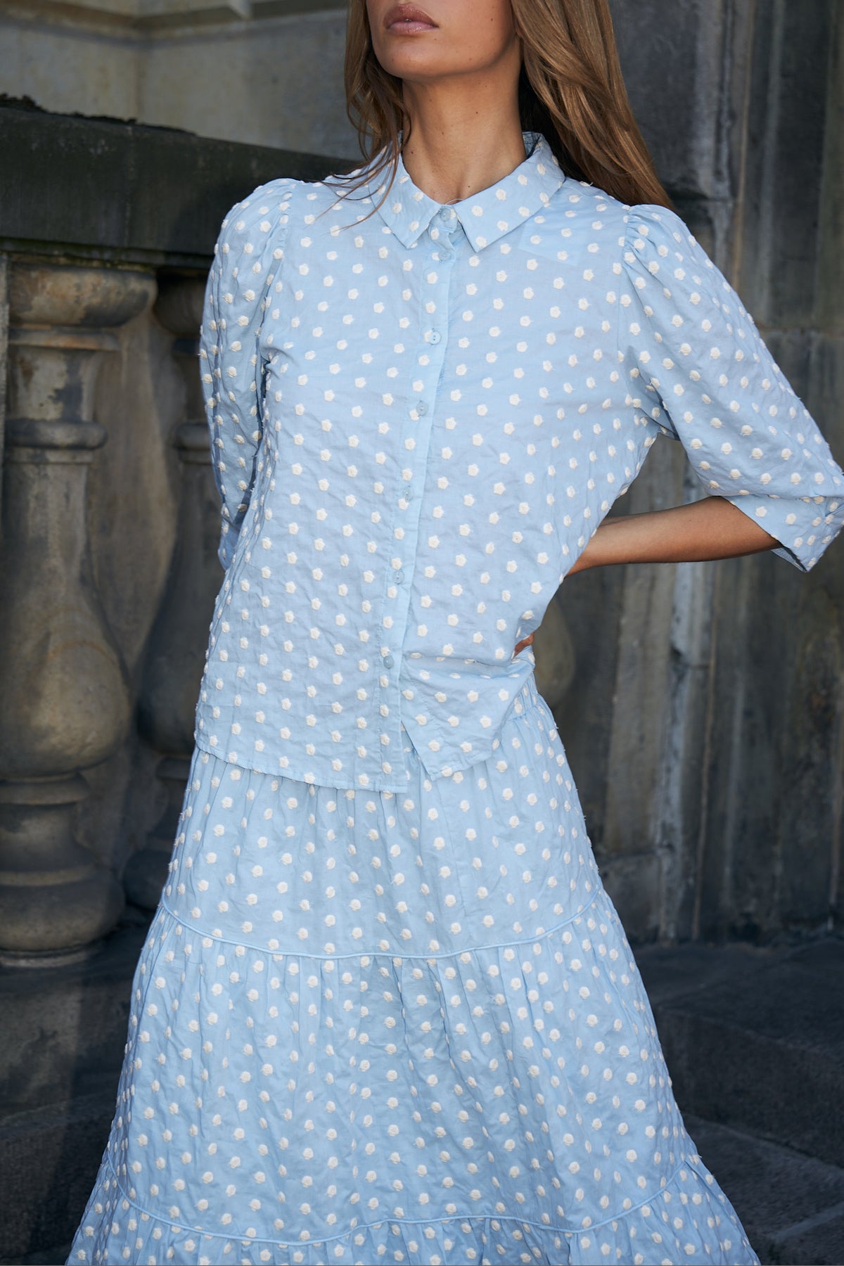 Lollys Laundry Bono Shirt Light Blue