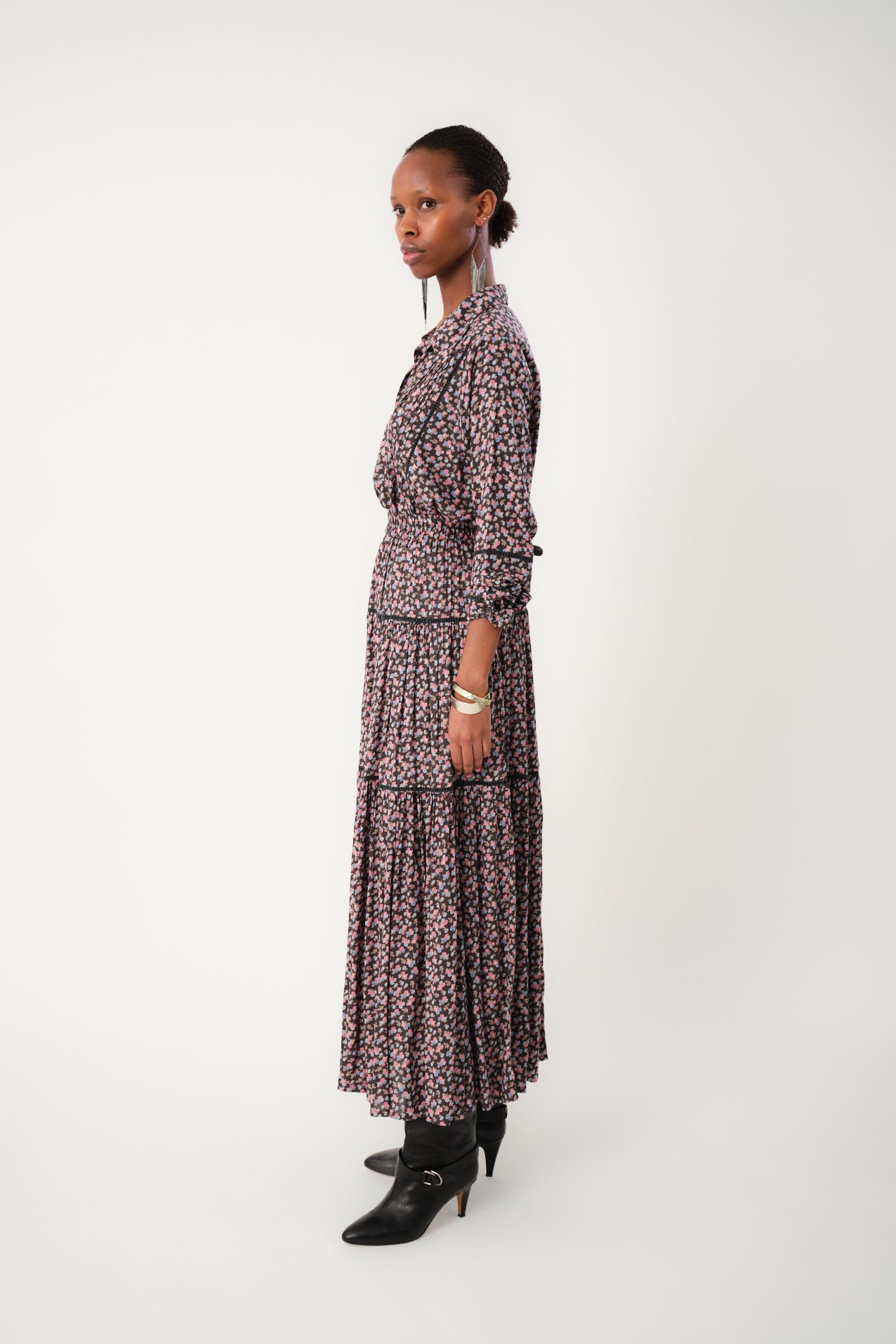 Lollys Laundry Sunset Skirt Washed Black