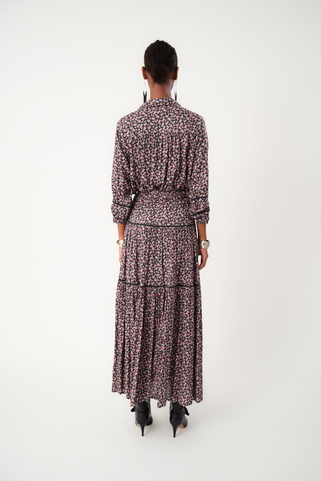 Lollys Laundry Sunset Skirt Washed Black