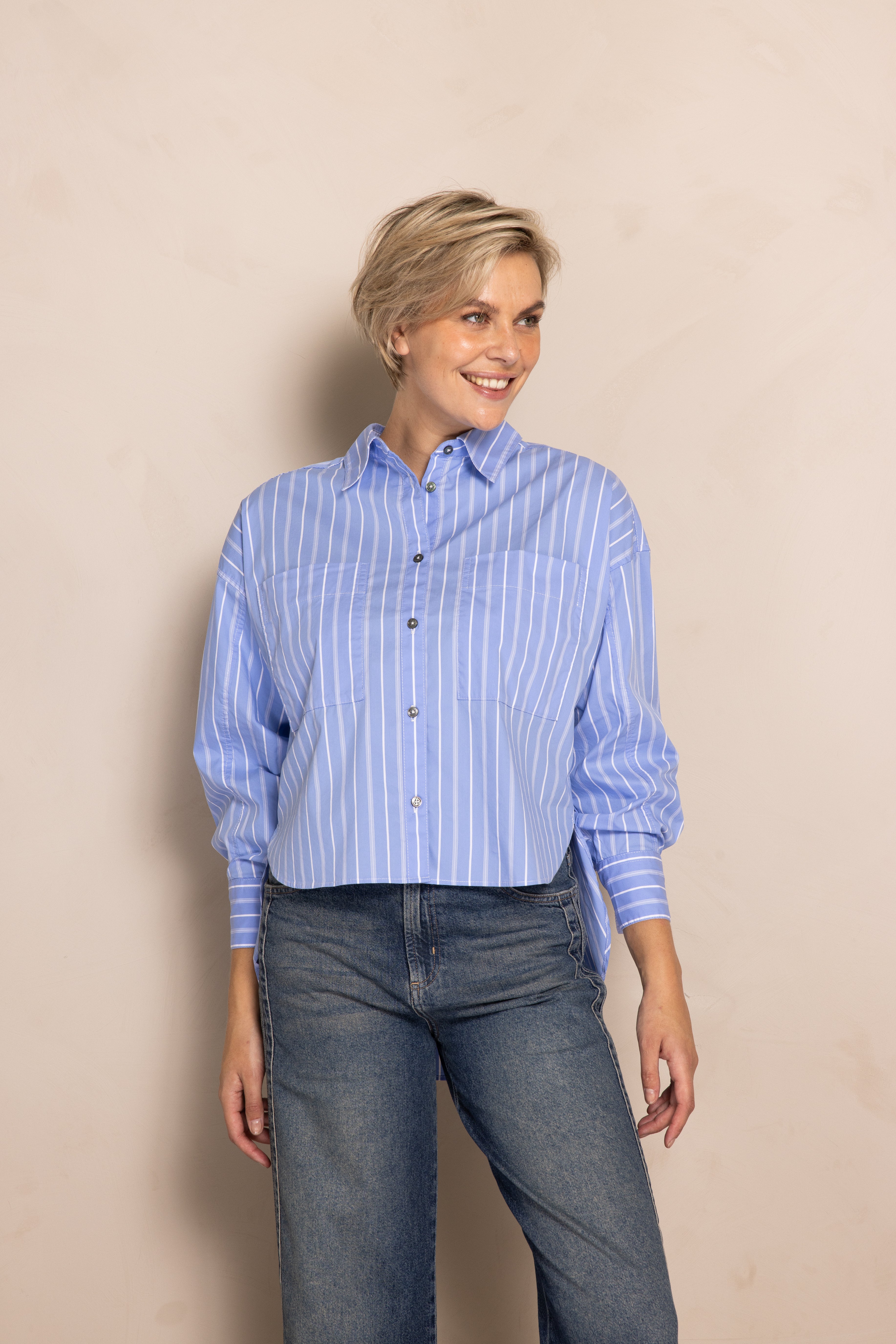 Zhrill Lucy Blouse Blue