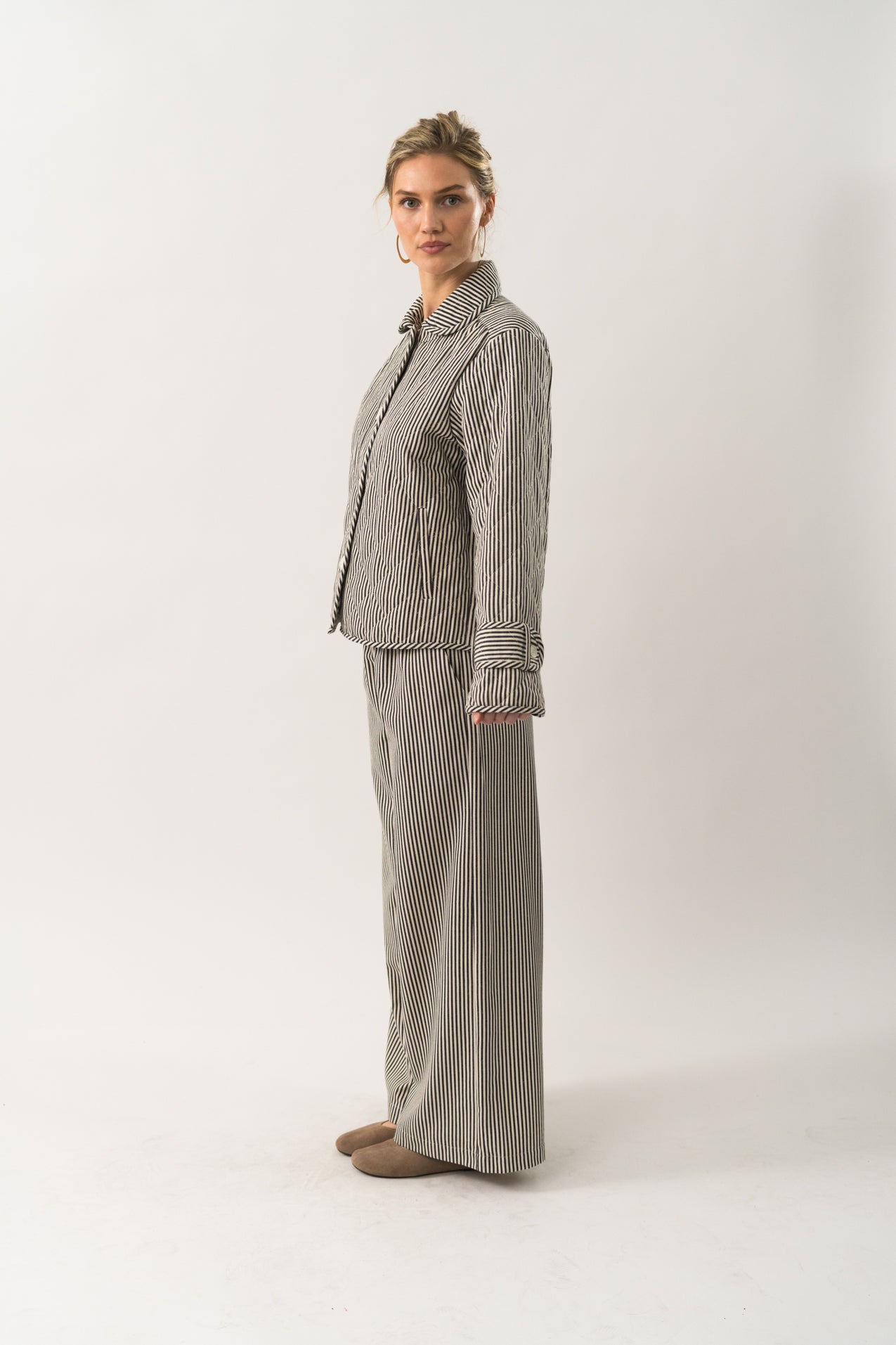 Lollys Laundry Viola Jacket Stripe Black