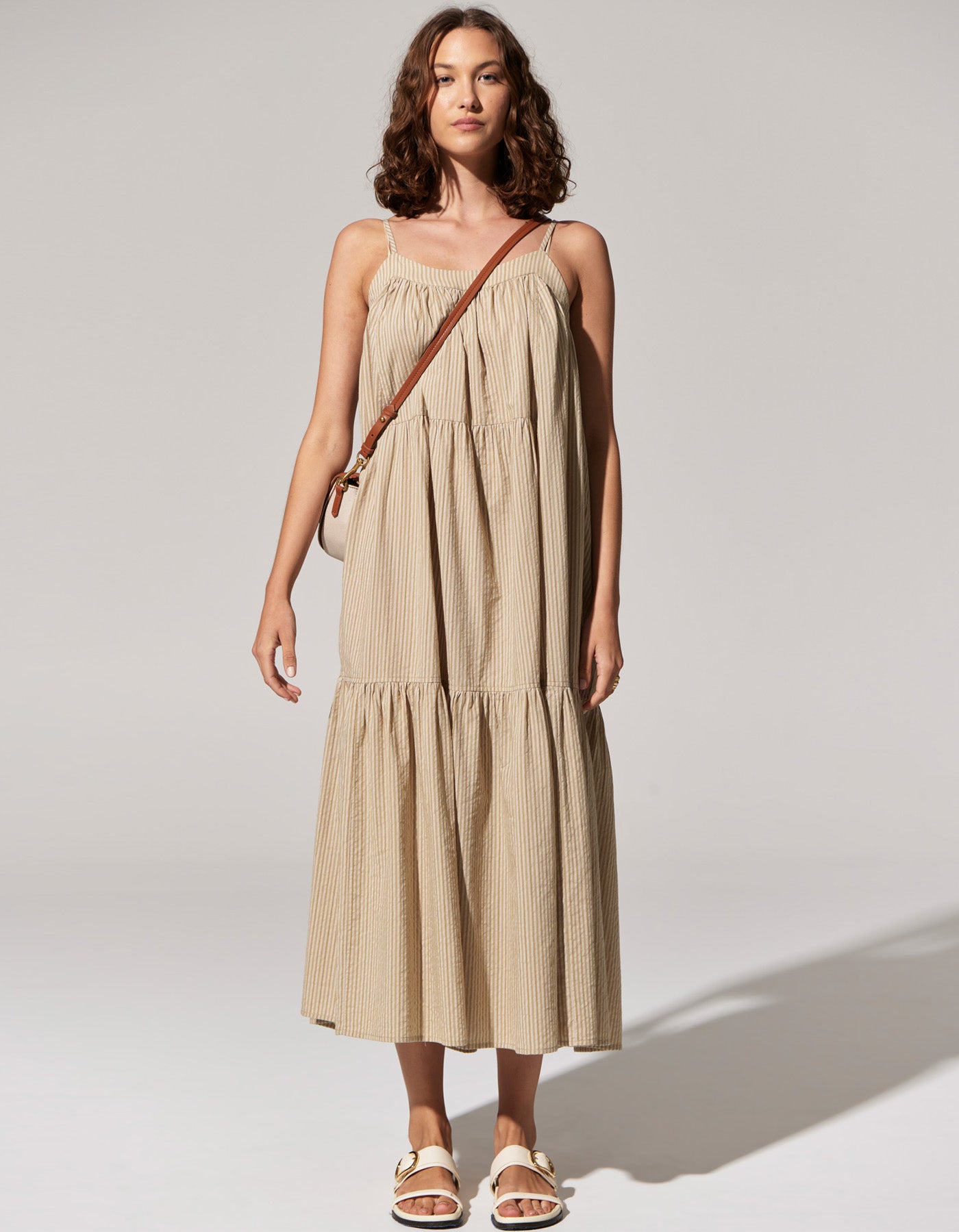 POL Acacia Sundress - Light Khaki