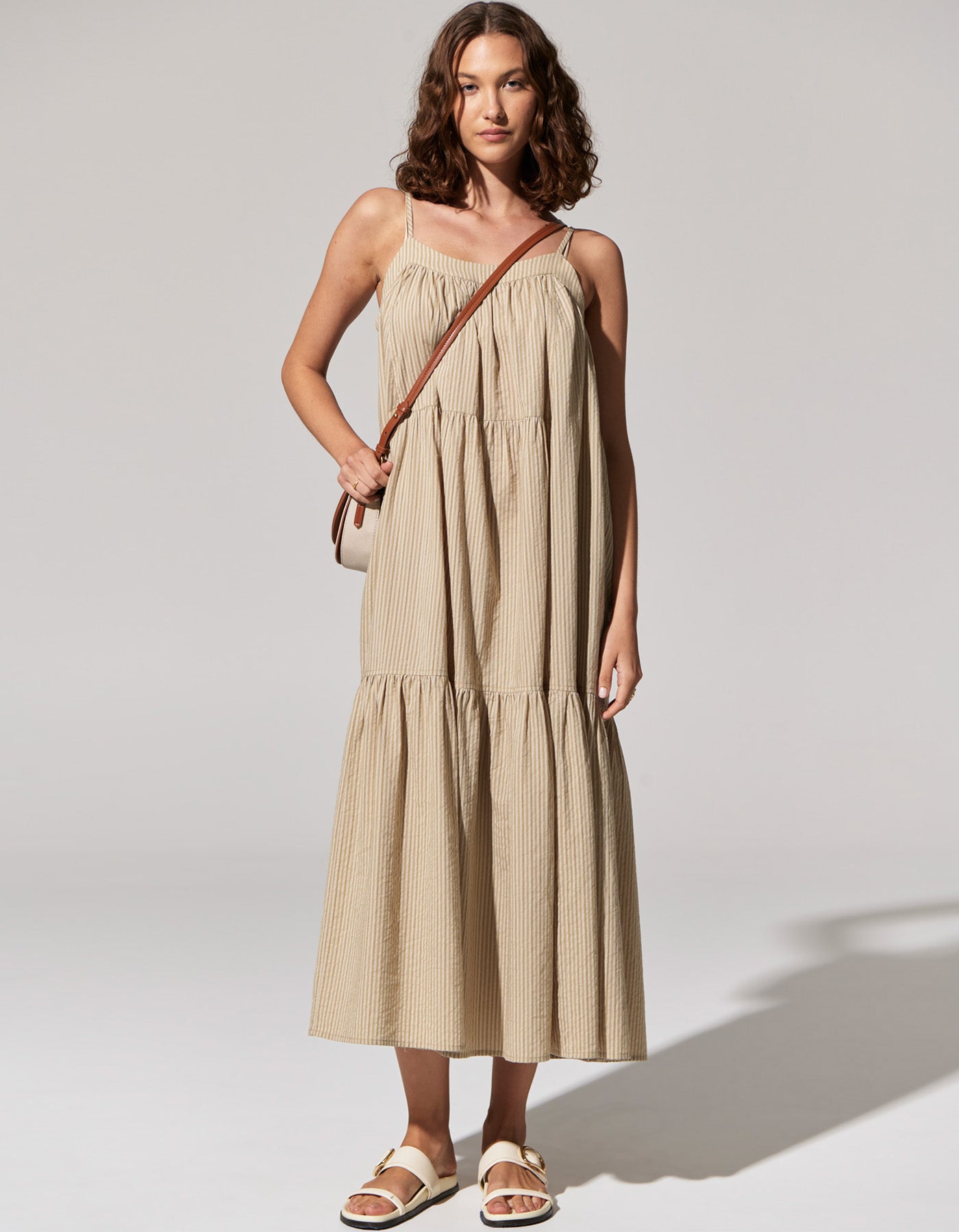 POL Acacia Sundress - Light Khaki