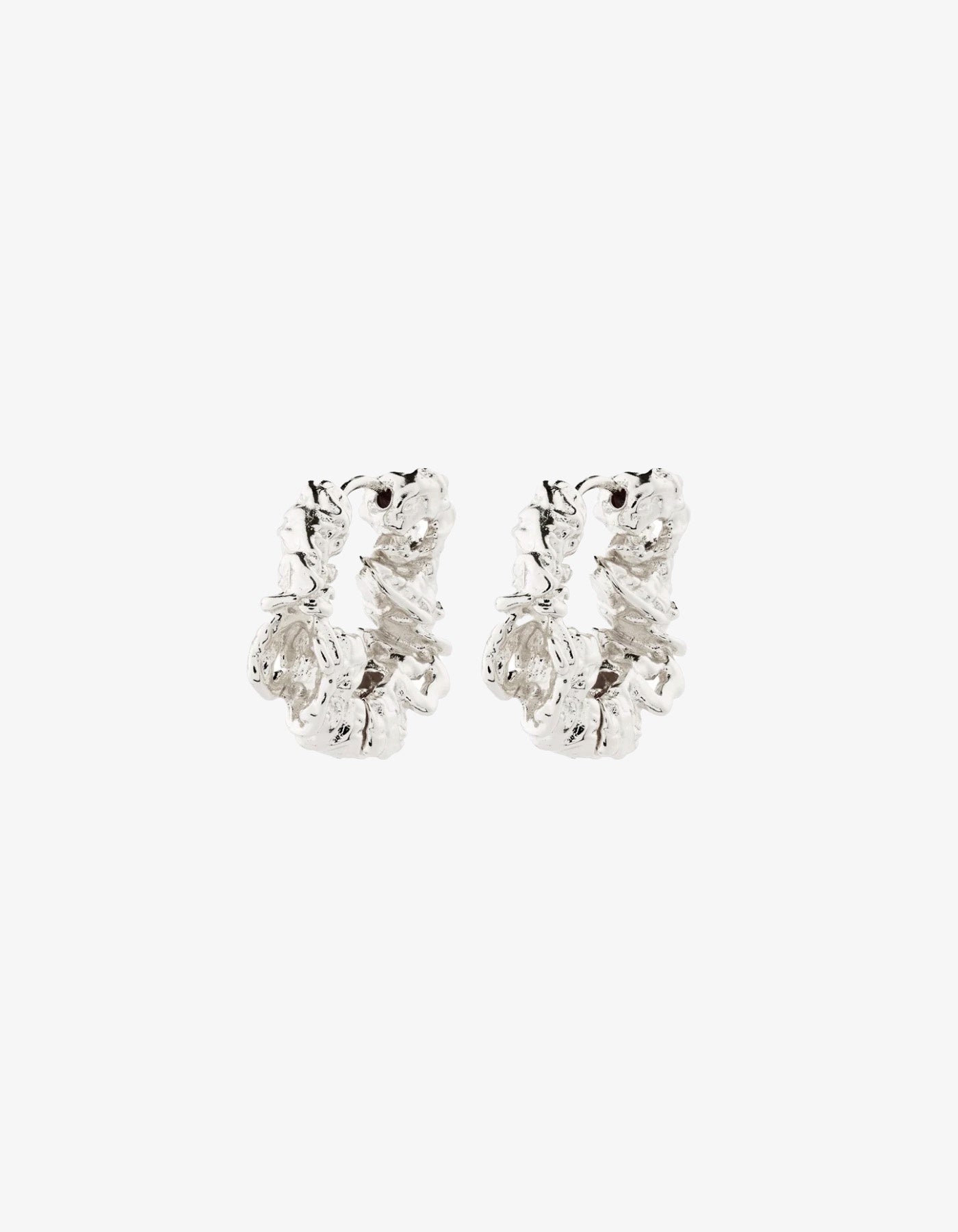 Pilgrim Act Earrings Silver Plated