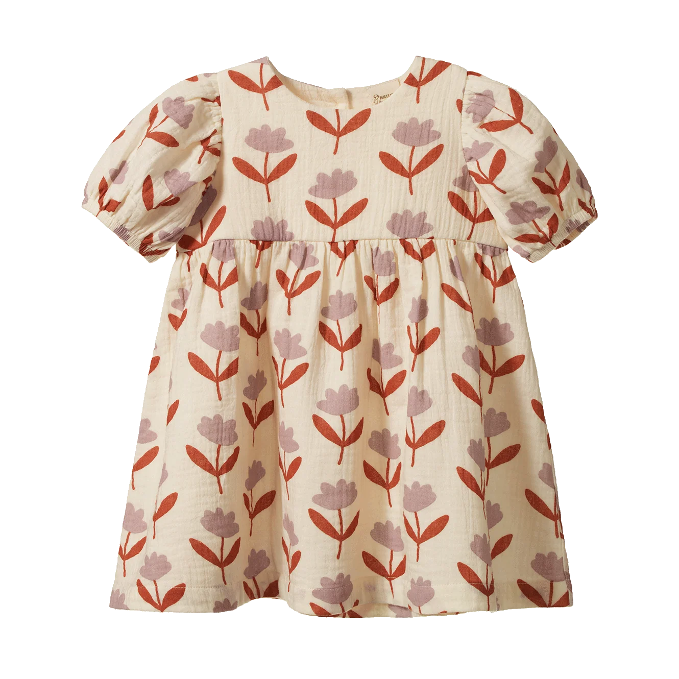 Nature Baby Albertine Dress Muslin Fleurette Print