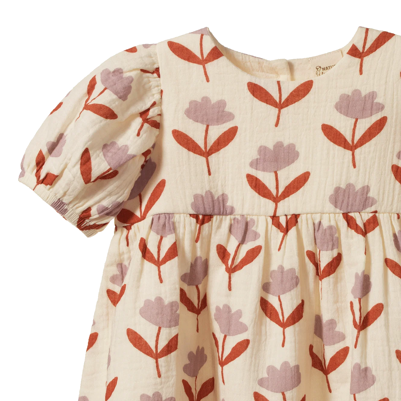 Nature Baby Albertine Dress Muslin Fleurette Print
