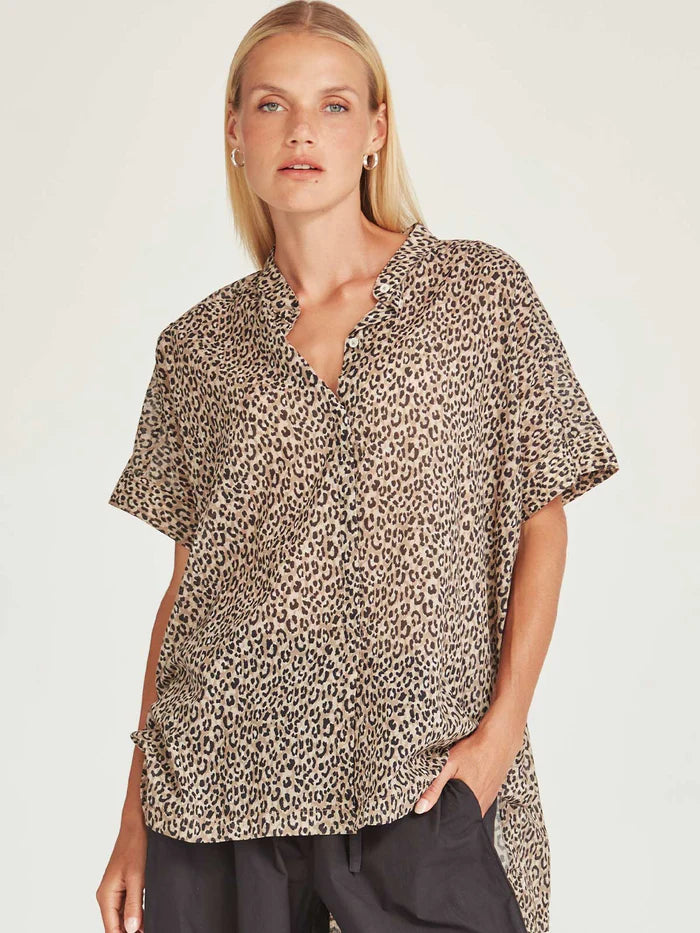 Sills Anita Print Top Leopard