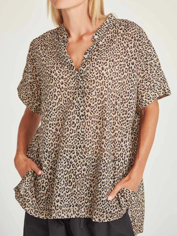 Sills Anita Print Top Leopard
