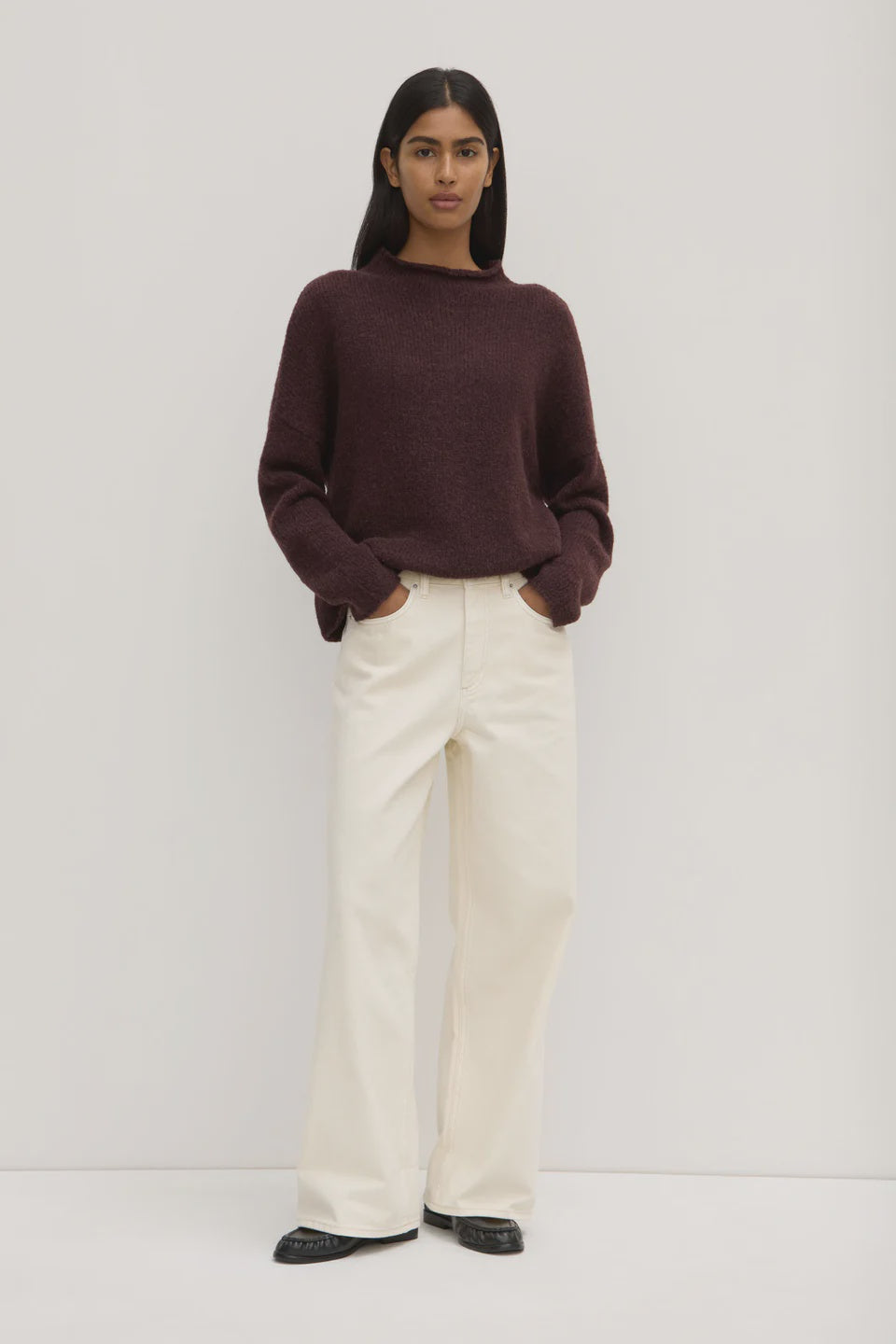 Assembly Label Apolline Knit Burgundy
