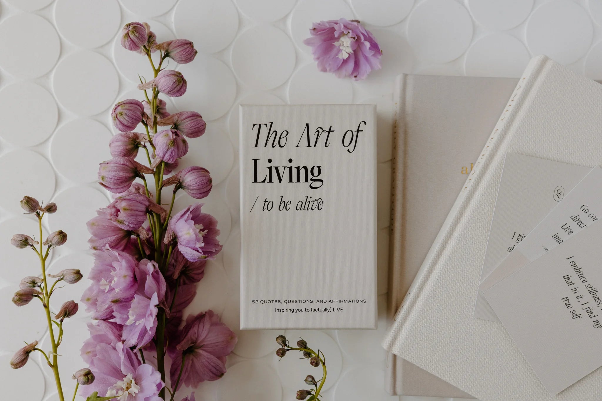 Olive & Page The Art of Living / to be alive Card Deck
