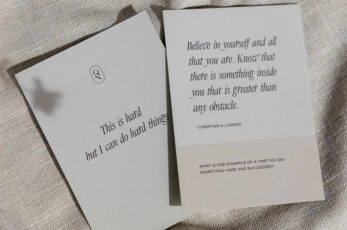 Olive & Page The Art of Living / to be alive Card Deck