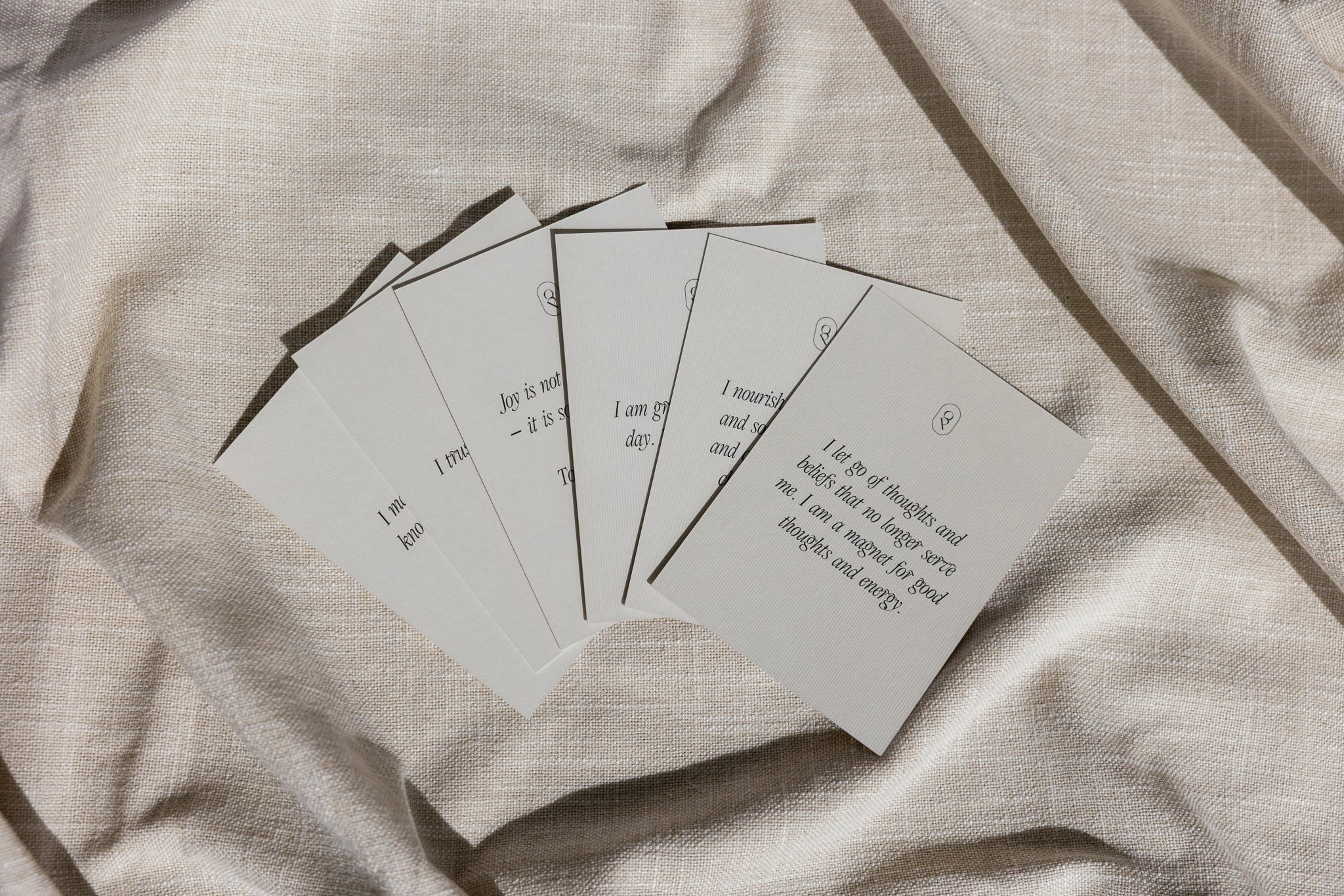 Olive & Page The Art of Living / to be alive Card Deck