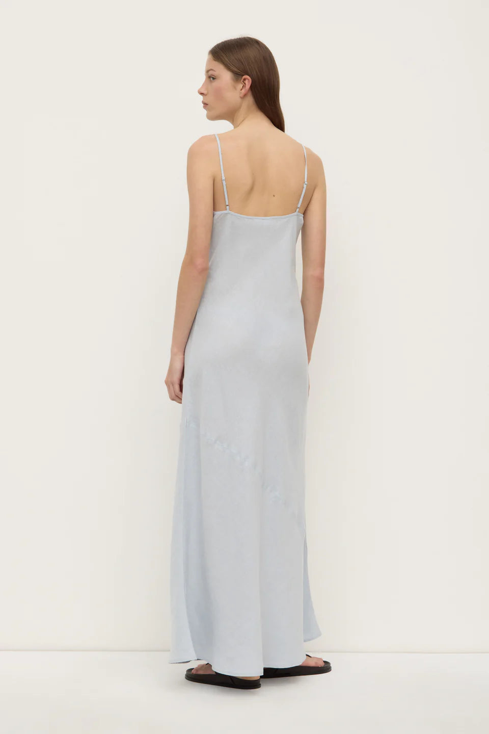 Assembly Label Colette Linen Slip Dress Cloud