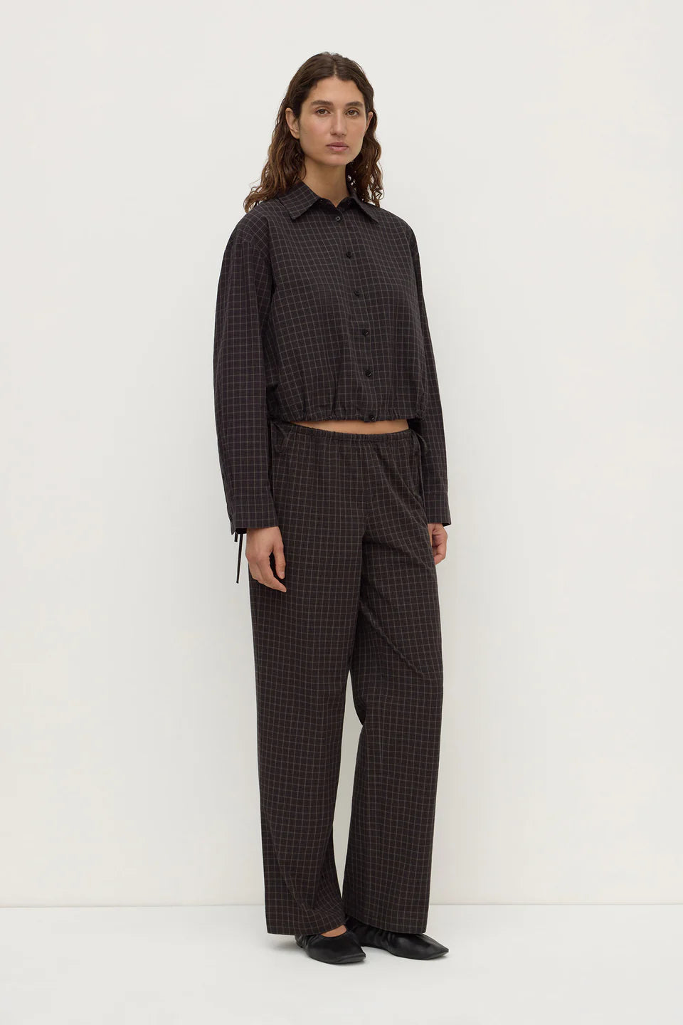 Assembly Label Eddie Check Shirt Brown/Black