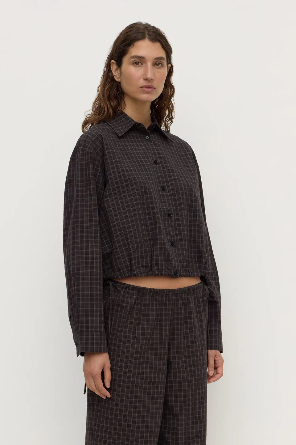 Assembly Label Eddie Check Shirt Brown/Black