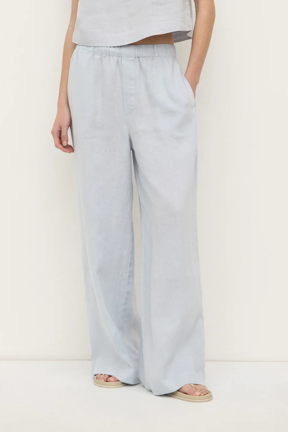 Assembly Label Everyday Linen Pant Cloud