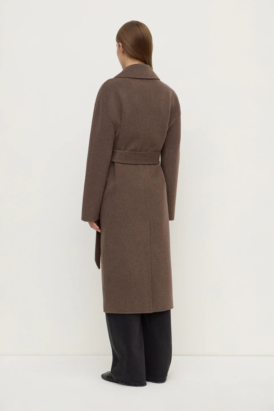 Assembly Label Ivy Wool Coat Cocoa Marle