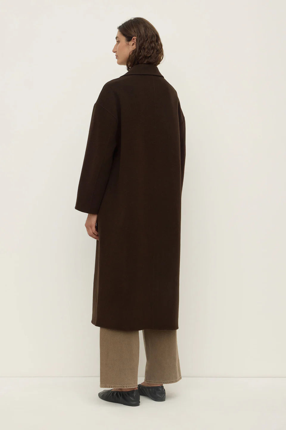 Assembly Label Jenna Wool Jacket Dark Choc