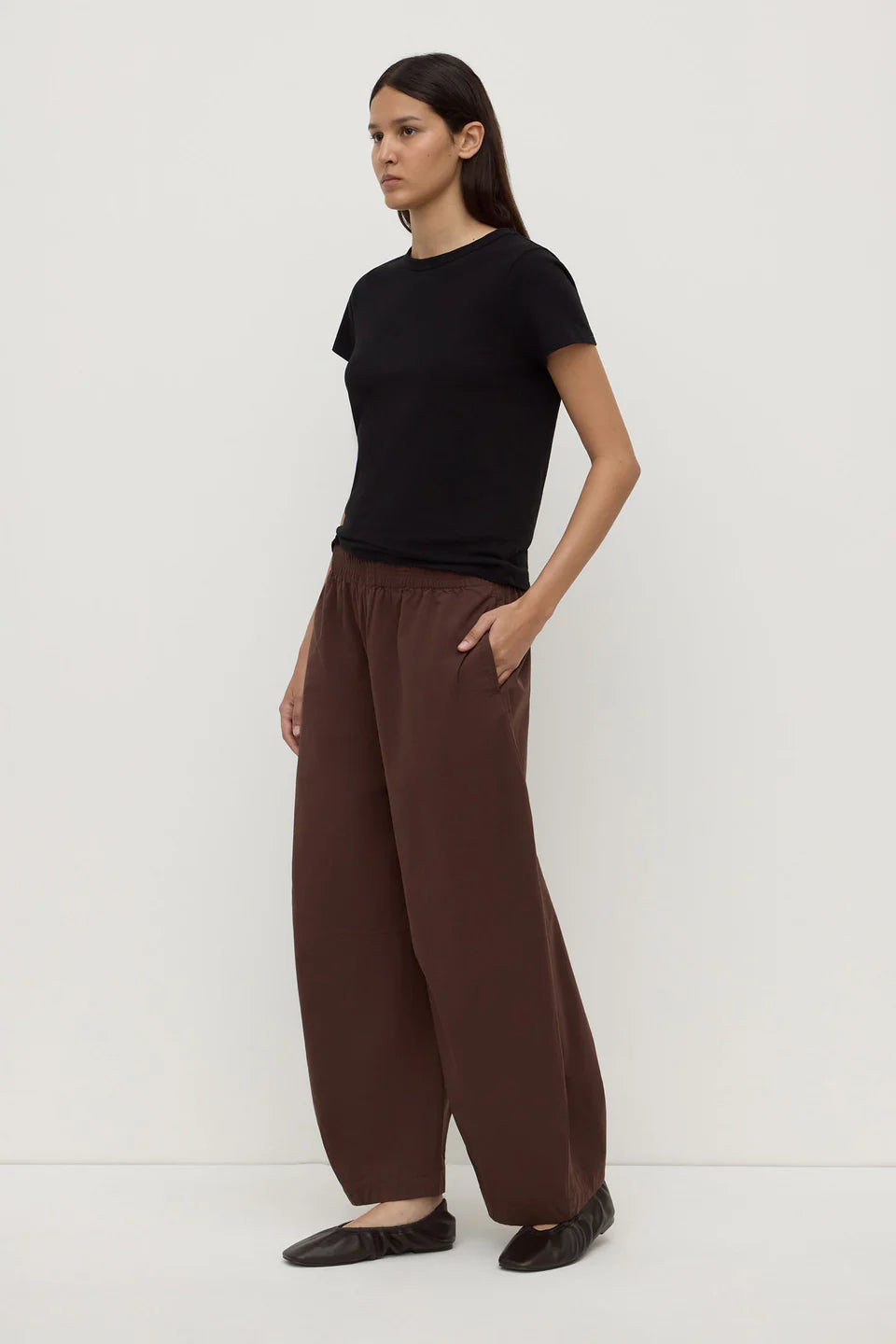 Assembly Label Lola Barrel Pant Ganache