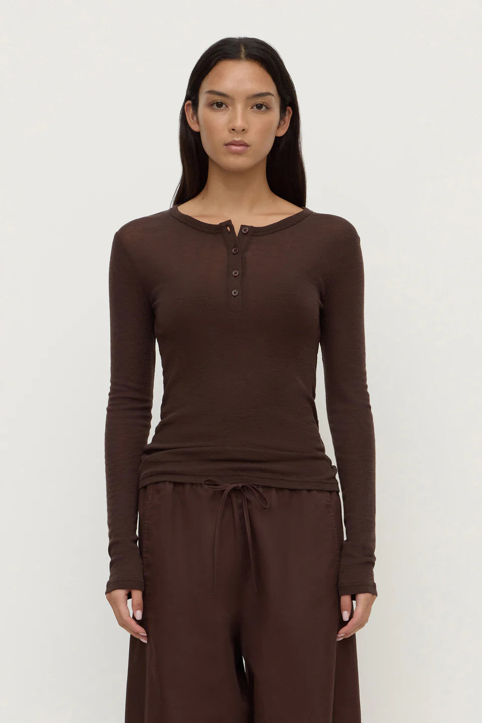 Assembly Label Nora Merino Wool Henley