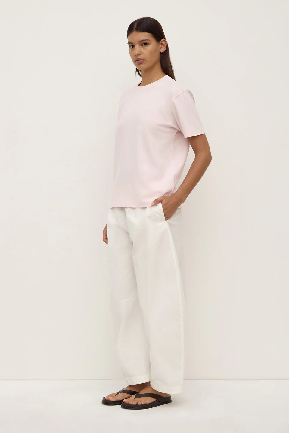 Assembly Label Organic Base Tee Blossom