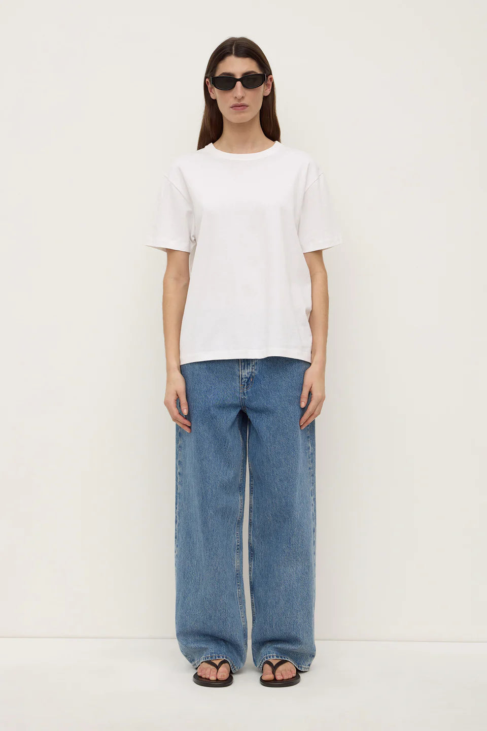 Assembly Label Organic Base Tee White