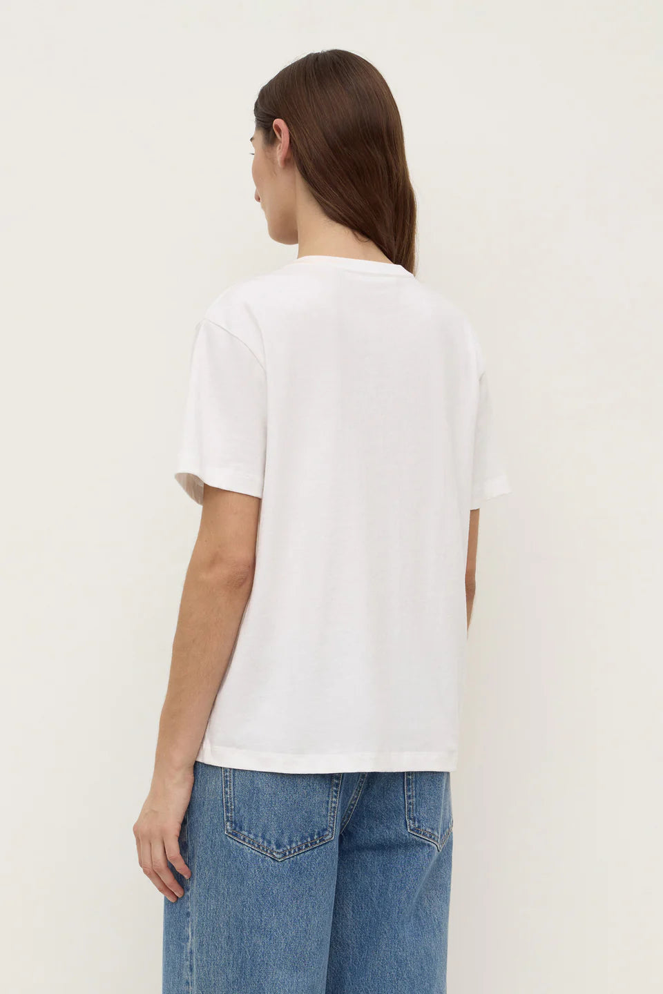 Assembly Label Organic Base Tee White