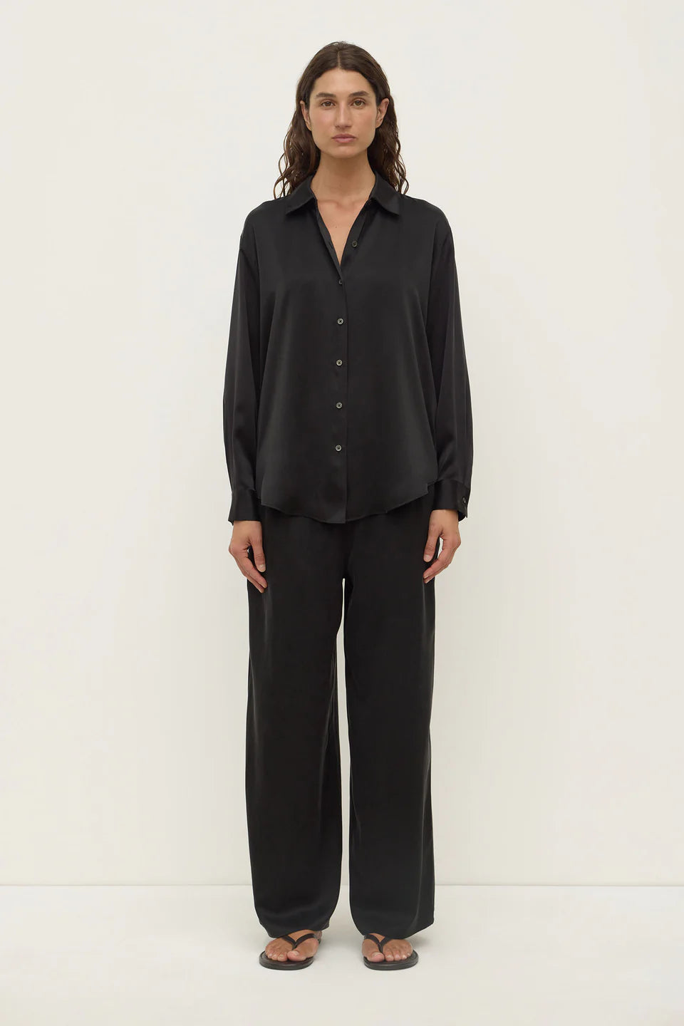 Assembly Label Pippa Silk Pant Black