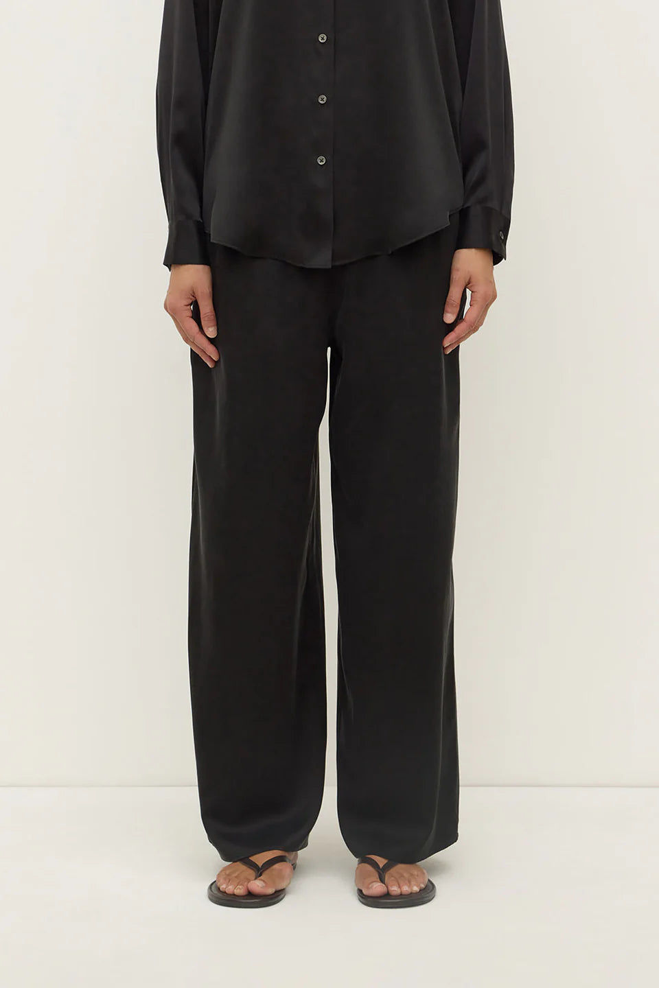 Assembly Label Pippa Silk Pant Black