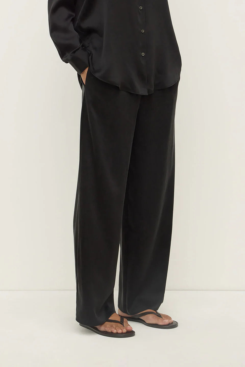 Assembly Label Pippa Silk Pant Black
